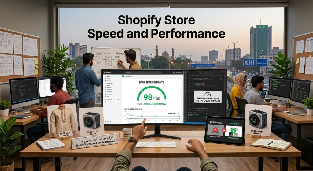Best Shopify Store Developer in Karachi, Pakistan - 2030 4 Shopify Store Speed and Performance